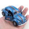 ABAW1 11cm Mini Alloy Retro Classic Car Model 1:38 Simulation Pull Back Diecast Vehicle Model Decor Collection Gifts For Kids Boys Toy