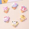 24/120PCS DIY Resin Accessories, Ice Cream Handmade Accessories, Hair Clips, Cream Glue Patches, Shoe Buckles, Accessories