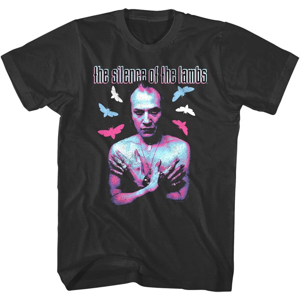 Silence of the Lambs Neon Buffalo Bill Men s T Shirt Moths Jame Gumb Ted Levine 2XL