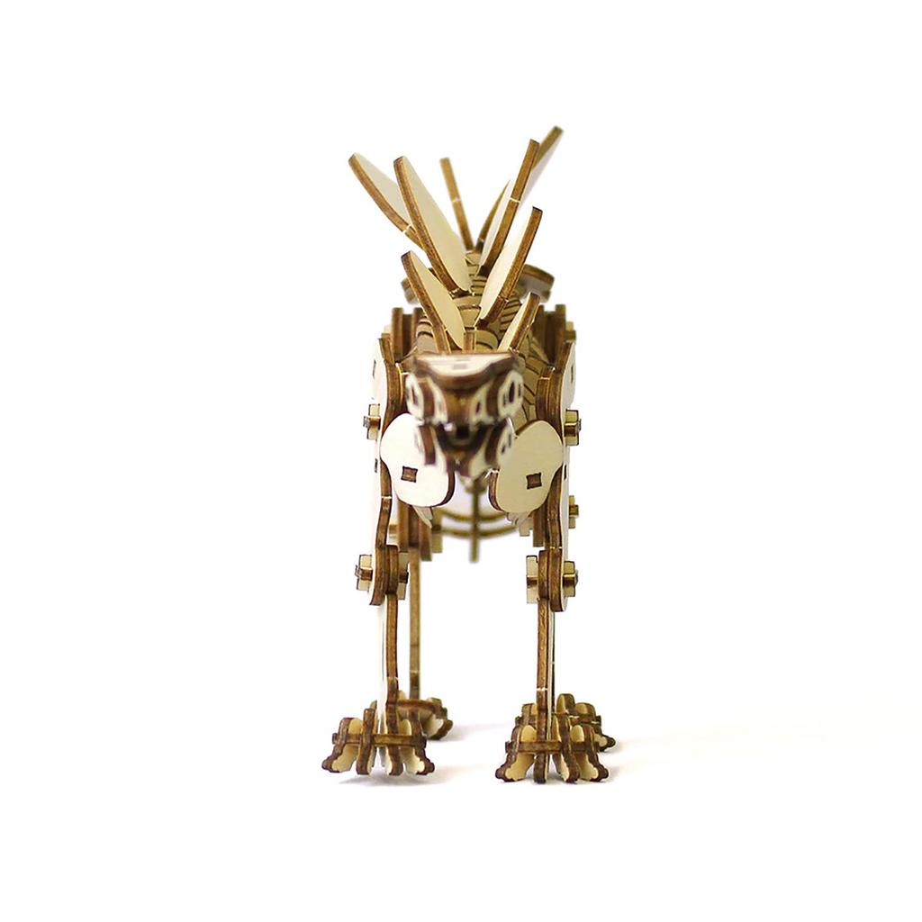 Stegosaurus 3D Wooden Puzzle DIY Craft Kit for Kids and Adults Educational Toy for Boys and Girls 3D Artwork and a Great Gift for Adults Ki-gu-mi - -