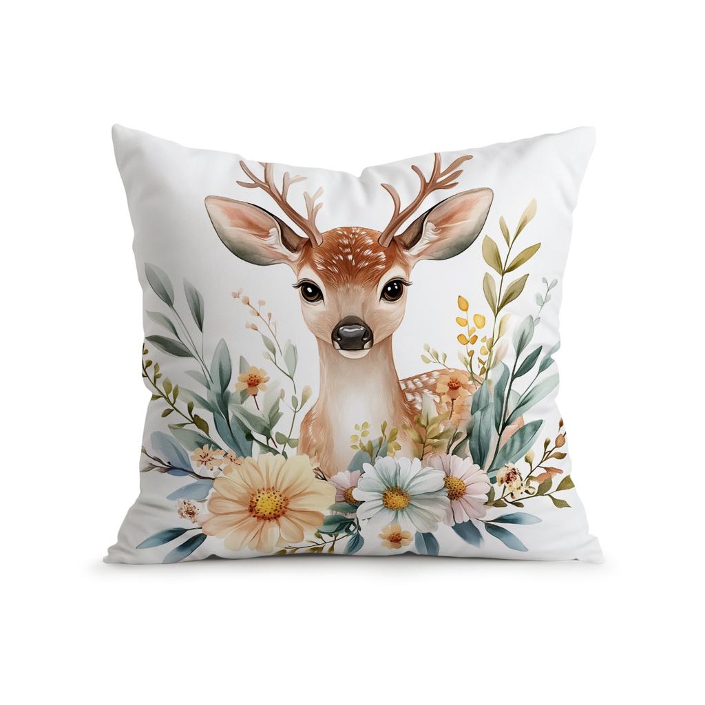 Autumn Forest Animal Fox Cushions Pillowcase Cushion Cover Throw Pillow Sofa Decoration Pillowcover Home Car Sofa Decor