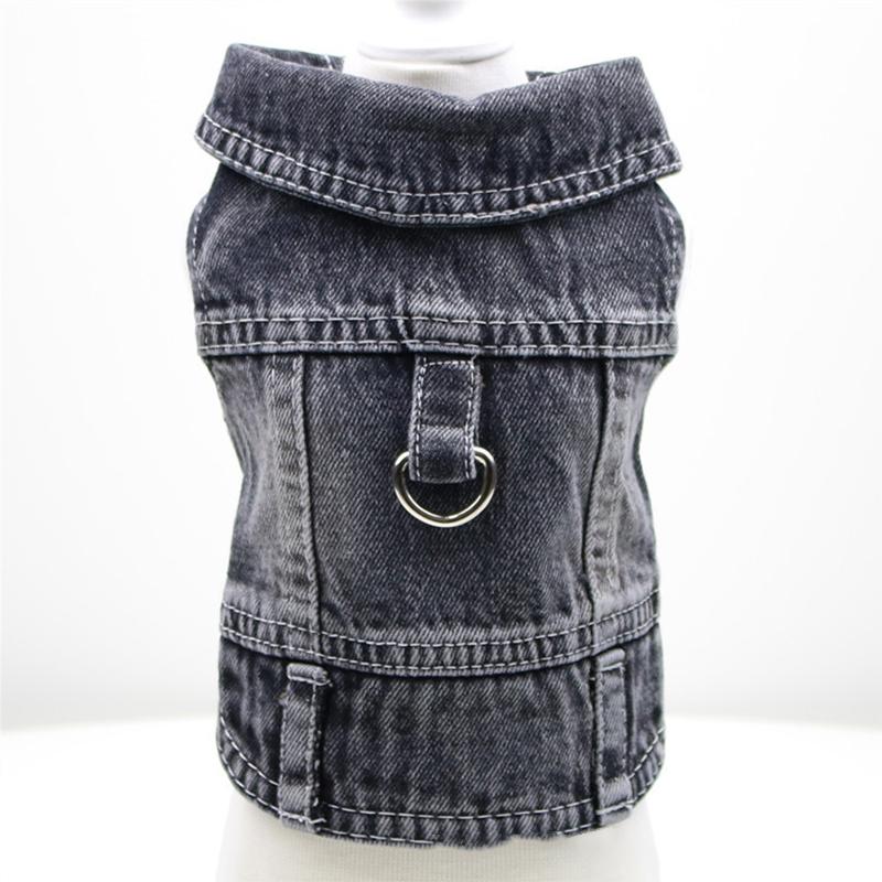 XS-XXL New Pets Dogs Jeans Coat Jacket Spring Autumn Towable Cat Puppy Clothing Denim Vest Jumpsuit Bodysuit Pet Costume