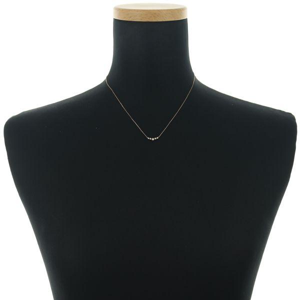 Used Canal 4 Necklace Diamond K10PG #196674
