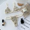 Weiblicher sexy Spitzen-BH, nahtlose Unterwäsche, Bralette, Dessous, ultradünner BH und Slip-Sets