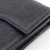 GUCCI Interlocking G Purse 282434 black Sima leather Women Used