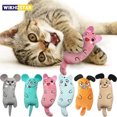 Claws Thumb Bite Cat Mint for Cats Hot Pet Kitten Chewing Toy Funny Cute Plush Toy Teeth Grinding Catnip Cat Toys Interactive