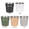 300ml Outdoor Camping Cup Portable Stainless Steel Camping Mug Stackable Lightweight for Travel Hiking Backpacking