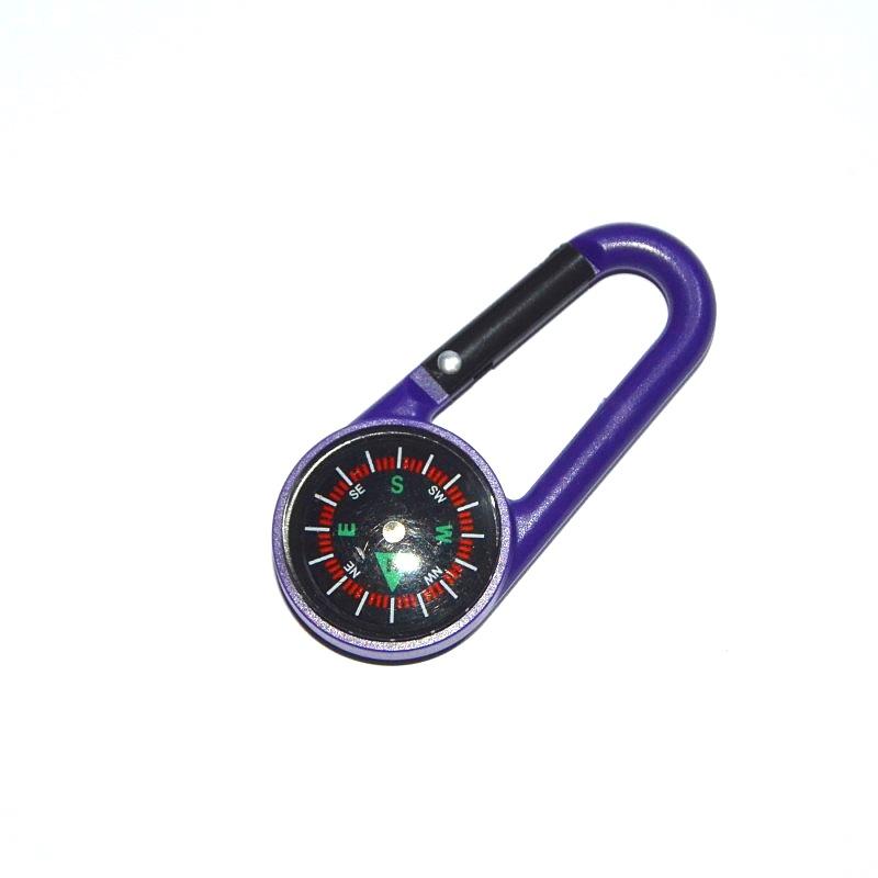 Multifunctional Outdoor Plastic Carabiner Compass Compass Quick Release Keychain Compass Carabiner Quick Release Buckle