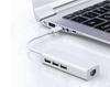 RJ45 Type-C to USB Network Card Converter, USB2.0 HUB, Driver-Free 100Mbps Wired Network Adapter