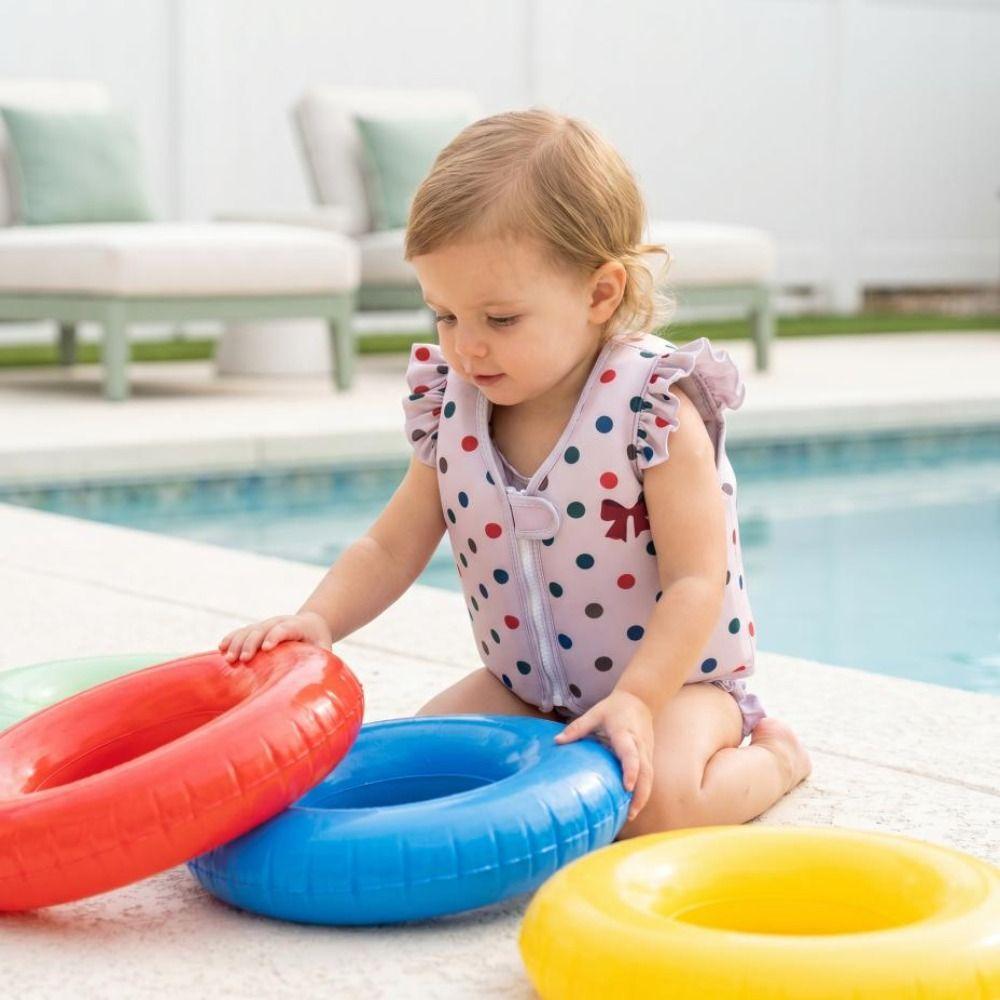 Adjustable Baby Swimming Jackets Not Falling Off Inflation-Free Swimming Vest Beach