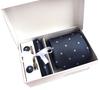 [Xiang Ru] 4-Piece Tie Set: Stripe, Check, Solid, Floral Pattern. Suitable for Business, Work, Commuting, Job Hunting, Weddings, Father's Day,