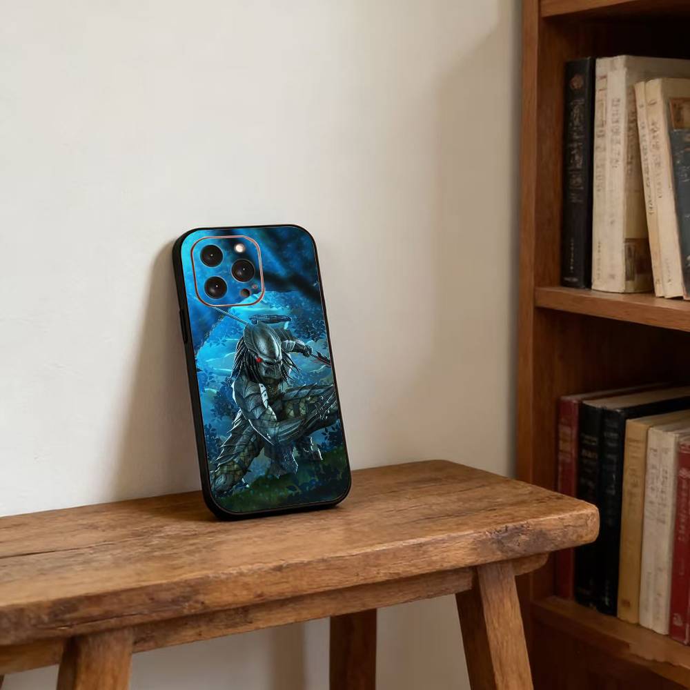The P-Predator Phone Case For iPhone 17, 16,15,14,13,12,11 Plus,Pro Max, Others Soft Black Cover