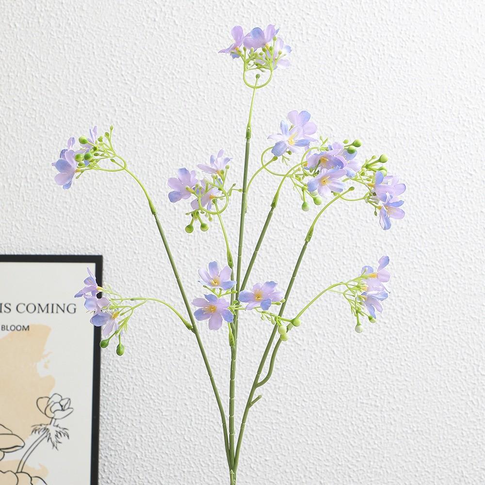 Floral Display Artificial Silk Flowers Pink Fake Flower Arrangement  Living Room Ornaments