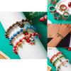Christmas Charm Bracelets For Women Snowflake Santa Claus Holiday Accessory