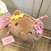 Hello Kitty Plush Car Bed Pillow Soft Cartoon Cushion For Girls Gift