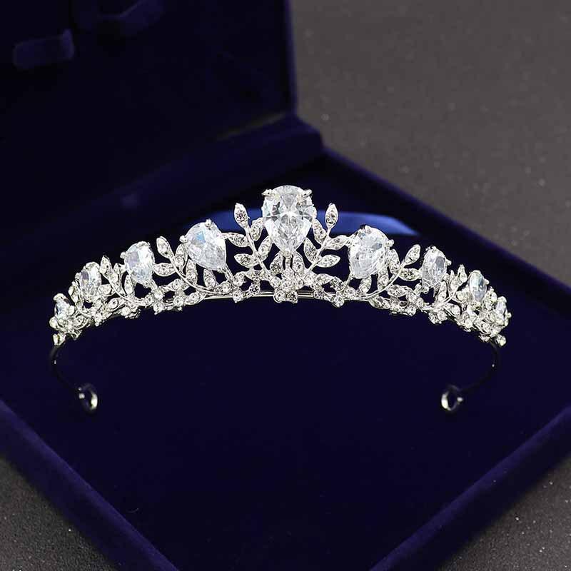 Bridal Crown Wedding Dress Headgear Birthday Bar Mitzvah Accessories Versatile Luxury Diamond Headband Zircon Crown Hair Accessories