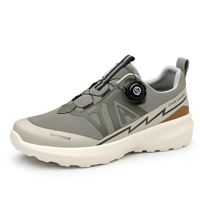 Spring Hot Selling Men Outdoor Sports Shoes Thick Soled Wear Resistant Hiking Shoes Breathable And Comfortable Men'S Shoes