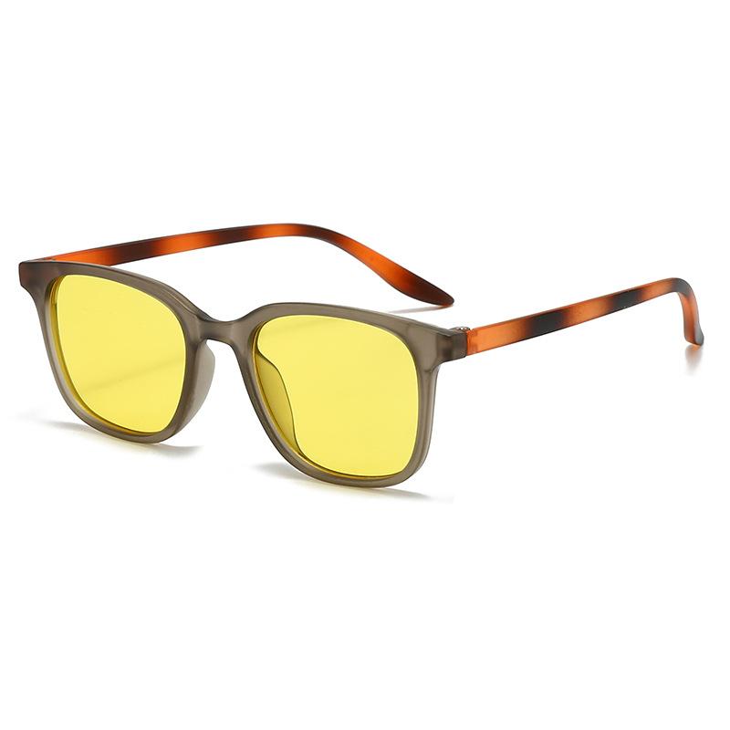 Women Men Square Sun Glasses Retro Polygon Sunglasses Female Vintage Fashion  Outdoor Anti Glare Eyeglasses