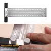 Hole Scale Ruler Woodworking Scribing Carpenter
