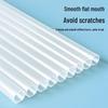 AMPEREX Disposable Transparent Bent Plastic Straw