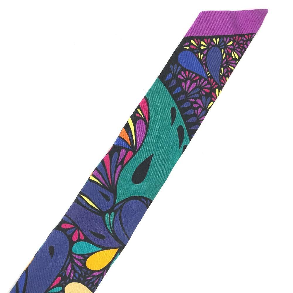 Hermes Twilly Twilly Twilly Scarf Silk Multicolore