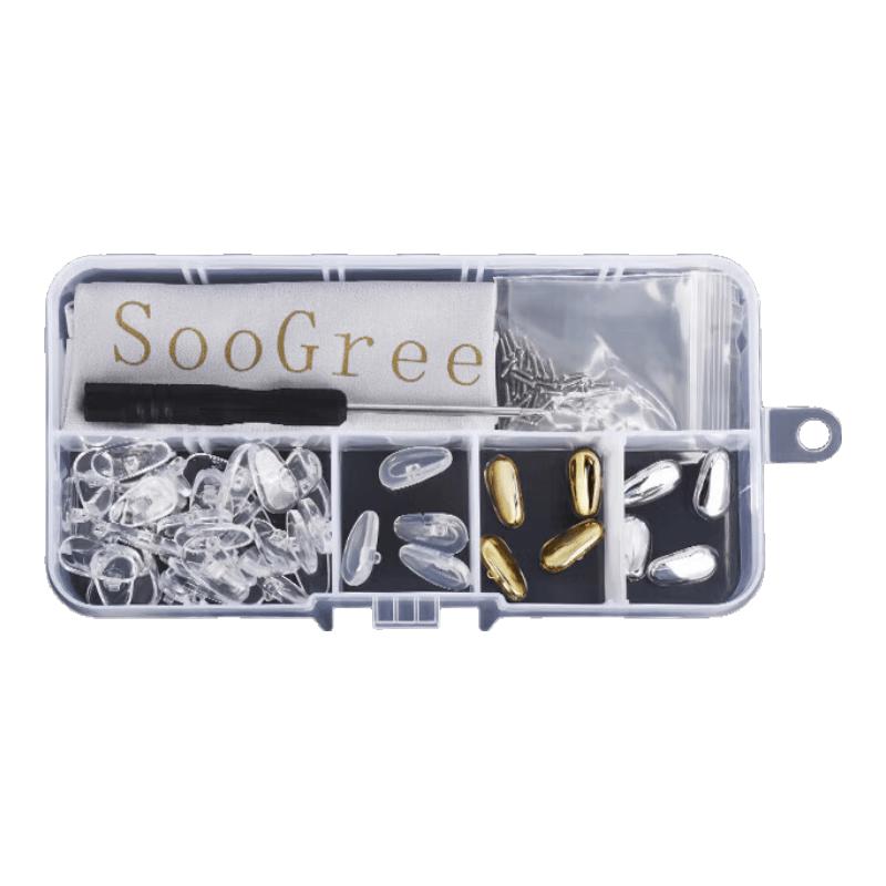 SooGree Eyeglass Nose Pad Repair  Anti-Slip Kit