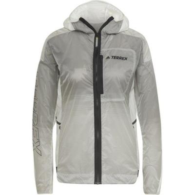 Verlaufende Slim Fit Zip-Up Kapuzenjacke Langarm Damenjacke Grau GP1976