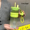 OLOEY Portable Large Capacity Insulated Straw Water Bottle