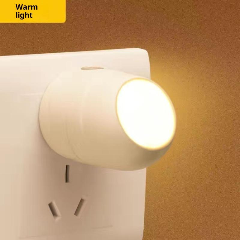 Plug In Led Night Light Auto Sensor 360 Degree Rotatable Soft Eye Friendly Lamp For Bedroom Baby Nursery Hallway Home Decor Use