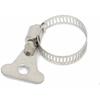 Key-Type Hose Clamp, 10 Pack Stainless Steel Adjustable 10-16mm Range Worm Gear Hose Clamp, Water Pipe Clamp for For Plumbing, Automotive And