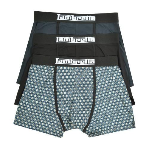 Lambretta Mens Target Boxer Shorts (Pack of 3)