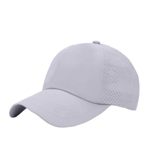 Women Baseball Cap Adjustable Elastic Straps Quick-Drying Sun Hat Criss-Cross