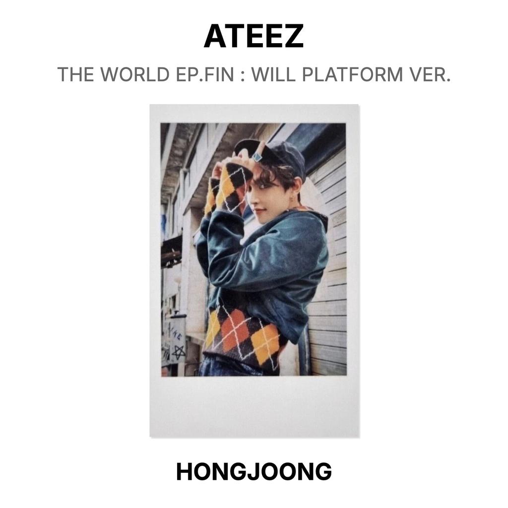 ATEEZ THE WORLD EP.FIN : WILL PLATFORM VER. Official Photocard