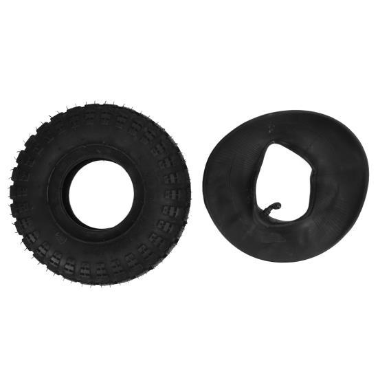 

4.10‑3.50‑4 Внутренняя внешняя шина из толстой резины с изогнутым амортизирующим клапаном Аксессуар для электросамоката