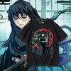 Demonen doder: Kimetsu no Yaiba Cosplay Anime T-shirt Tee Onderhemd Katoen