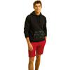 Asquith & Fox Felpa con cappuccio da uomo con finiture mimetiche