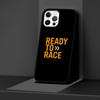 Custodia Ready To Race per iPhone 14 13 11 12 Pro Max XR 7 8 + X 6 6S Plus XS SE 2020 Coque Nera Morbida Cover per Telefono Silicone Funda