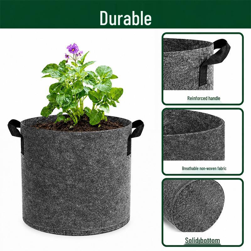 Breathable Felt Fabric Plant Bag for Seedlings and Trees