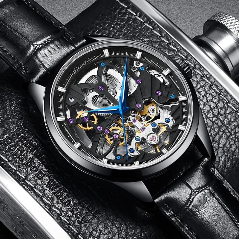 AILANG New Men's Watches Automatic Mechanical Watches Skeleton Men's Watches Wristwatches Waterproof