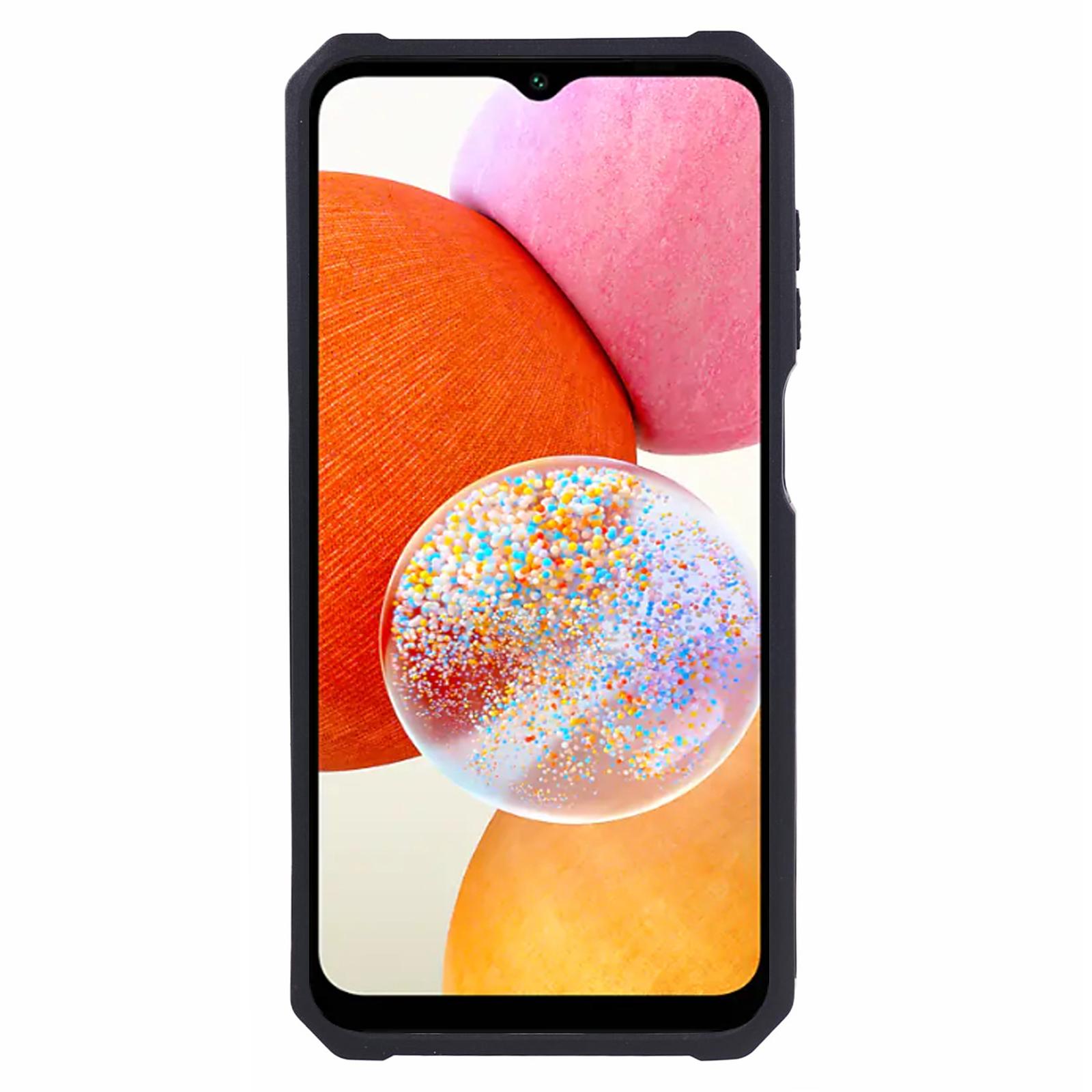 

For Samsung Galaxy A15 5G Case PC+TPU Card Holder Phone Kickstand Cover Navy Blue