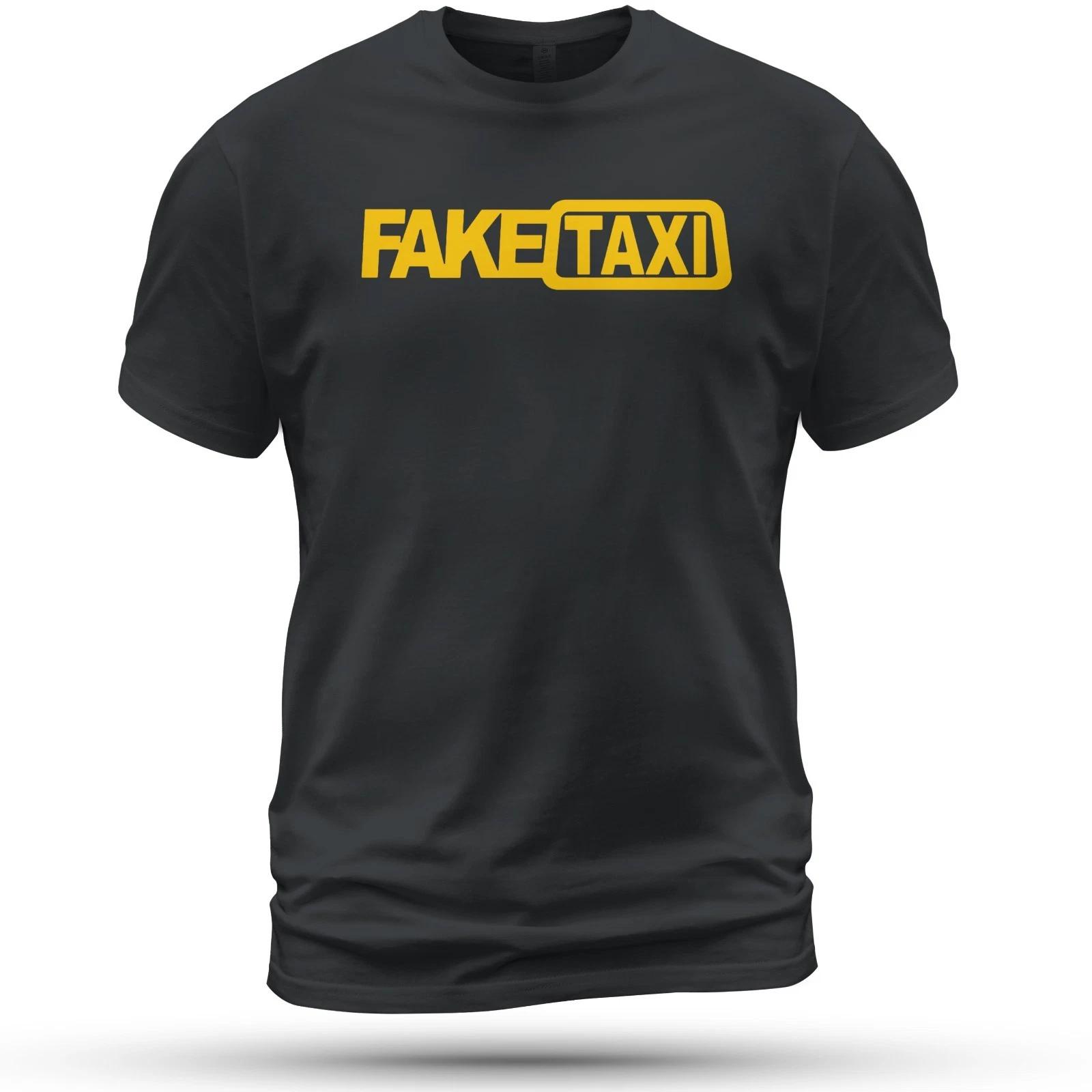 

Fake Taxi Logo T-Shirt Funny Size S-5XL Made in USA L
