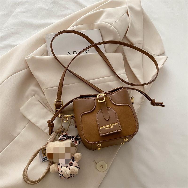Pu Pendant Cute Material Children Shoulder Bag Suitable For Matching Daily