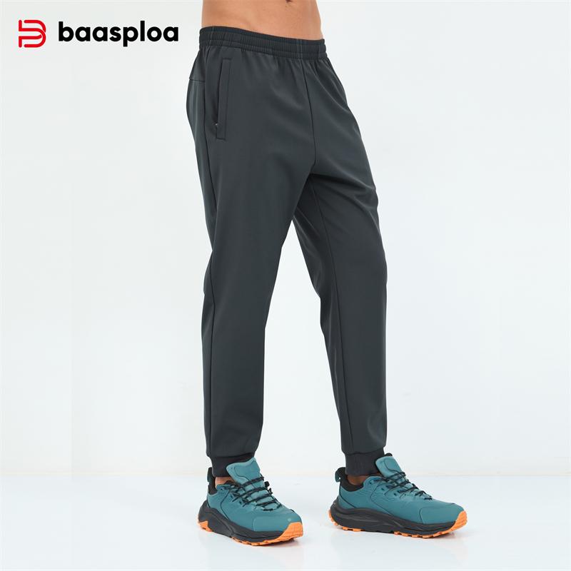 BAASPLOA Winterhose für Herren Plus Fleece Verdickte Herren Premium Marke Warme Trainingshose Outdoor Casual Täglicher Komfort Sporthose für Herren