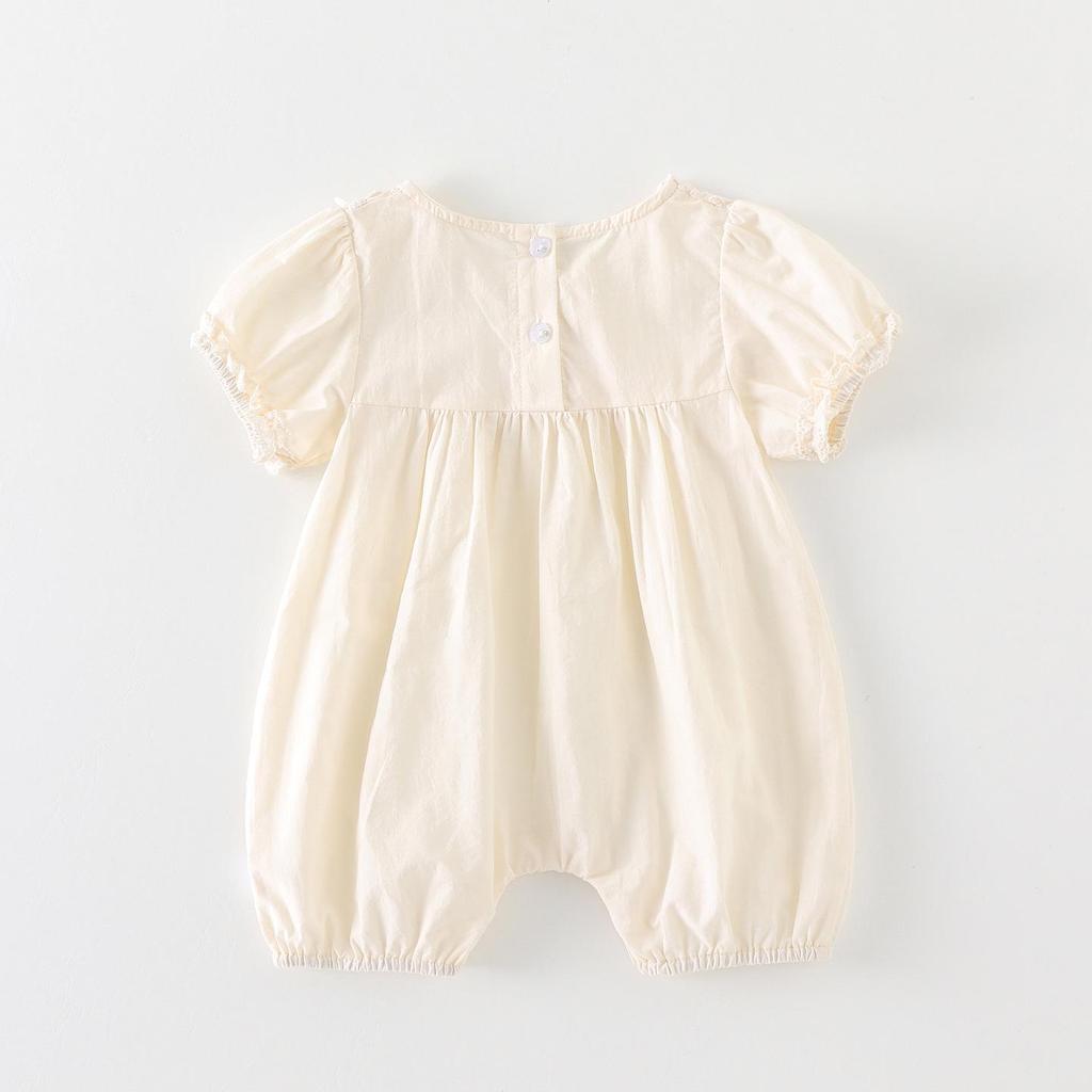 Korean Style Baby Girl Long Sleeve Jumpsuit - Summer 2026 Collection