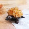 Natural Sea Turtle Crystal Lamp Water Amethyst Cluster USB Night Light Crafts Home Decorative Lights Wedding Gifts