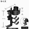 CNCZJM 3-in-1 Desk Organizer with 360° Rotating Headphone Stand, Detachable Controller Holder, Pen Holder, and Cup Holder - Desktop Storage for