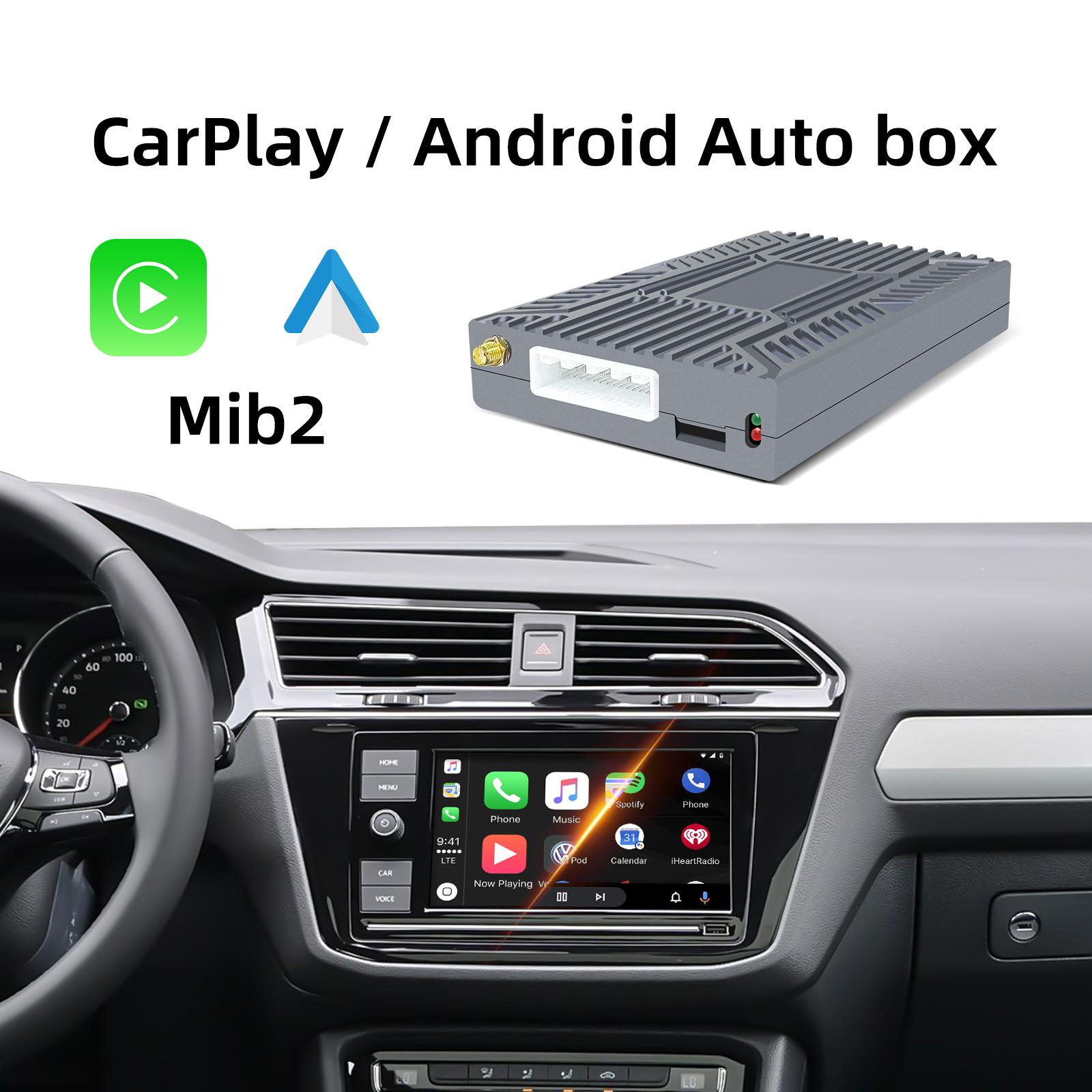 

Беспроводной модуль обновления Carplay Android Auto для VW Volkswagen Tiguan Magotan Passat T-Cross Superb Sagitar с системой MIB2