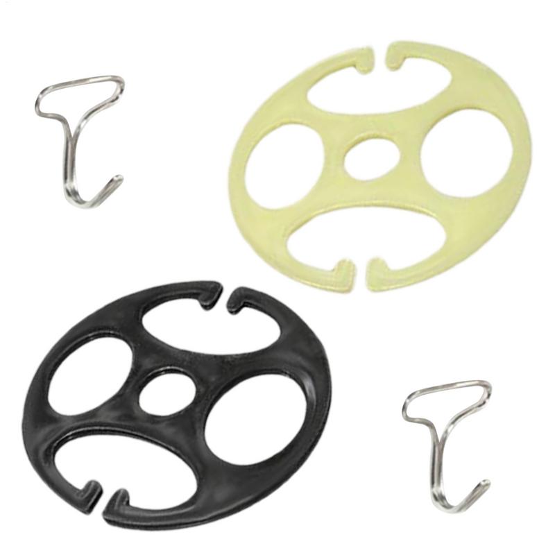 12pcs/set Car Seat Cover Plum Plate Metal Hooks Plastic Car Seat Covers Chucks Metal Hooks Locking Clip for Car Seat Accessories