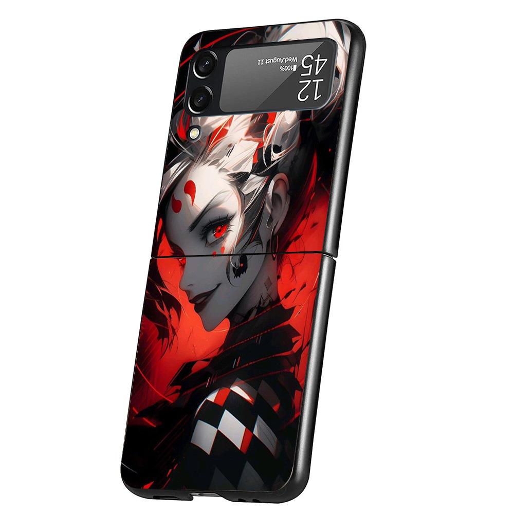 

Jester Crazy Woman Phone Case For Samsung Galaxy Z Flip 7 6 5 4 3 5G Cover ZFlip7 ZFlip6 ZFlip4 ZFlip5 ZFlip3 Coque Fundas Galax Samsung Z Flip 7