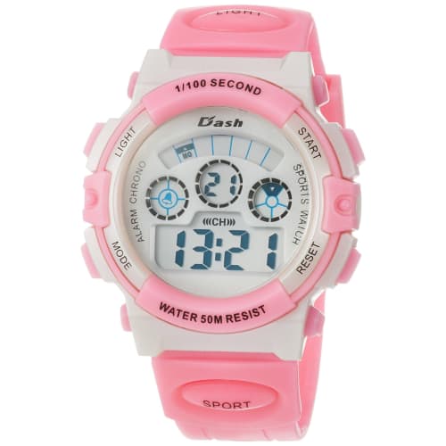 

Arias Цифровые водонепроницаемые часы, Розовые ADWW17099-04